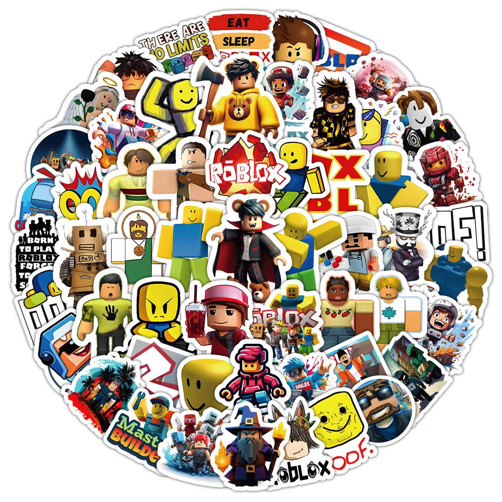 New Roblox 103 Sheets Of Classic Stickers, And Creative Decorations, Hand Books, Water Bottles, Waterproof Stickers