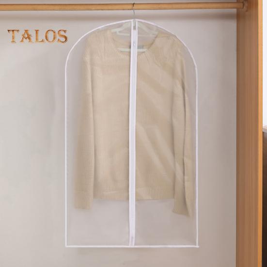 5Pcs Clothes Hanging Dust Covers Insect-Proof Transparent Fully Enclosed Clothing Protector Suit Coat Storage Bags