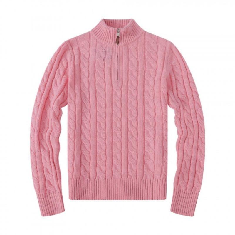 Herren Langarm-Poloshirts und Pullover für Herbst und Winter sind warm und bequem. Casual und trendige Pool-Shirts mit halbem Reißverschluss und Stehkragen