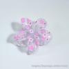 Frangipani Flower Colorful Hair Claw Clip, Transparent Five-Petal Design