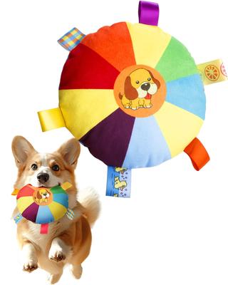 VISKS Hund Hund Haustier Weich Plüsch Lindert Mangel an Intelligenz Bunt Kauen Geeignet für Hunde Frisbee, Spielzeug, Zubehör, Stoff, Bewegung, Training, Spielzeug,