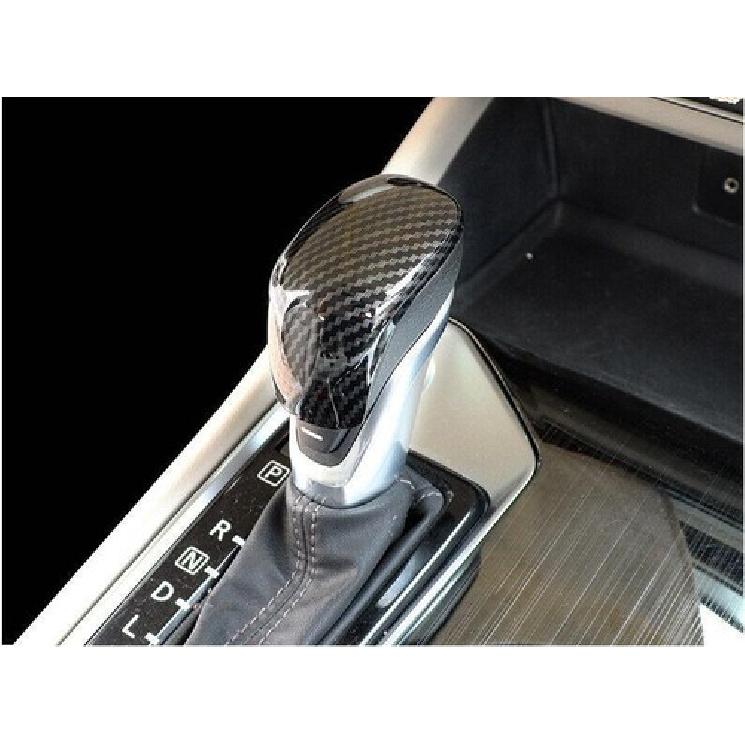 For Nissan Altima 19- Carbon Fiber Central Console Gear Shift Knob Trim 1pcs