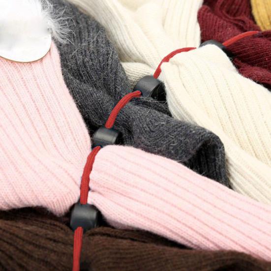 Adjustable Socks Storage Organizer Socks Drying Hanging Rope Home Portable Footprint Hooks Non-slip Socks Drying Hanger