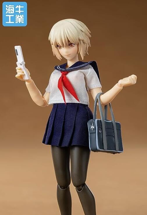 Kaigyu Kogyo Figure Base Scale 16cm 2023 Uniform World Series 3D Cute Girl 1/12 [Item]