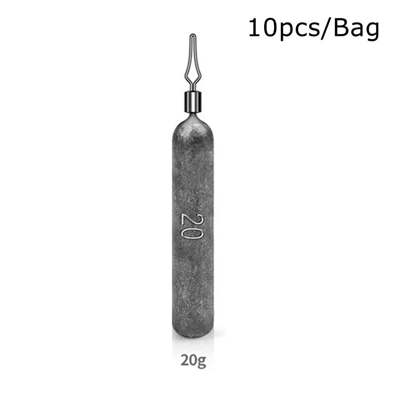 10pcs/lot Fishing Weight Sinkers 3.5g 5g 7g 10g 14g 20g Soft Bait Sinker Bass Fishing Tackle Accessories