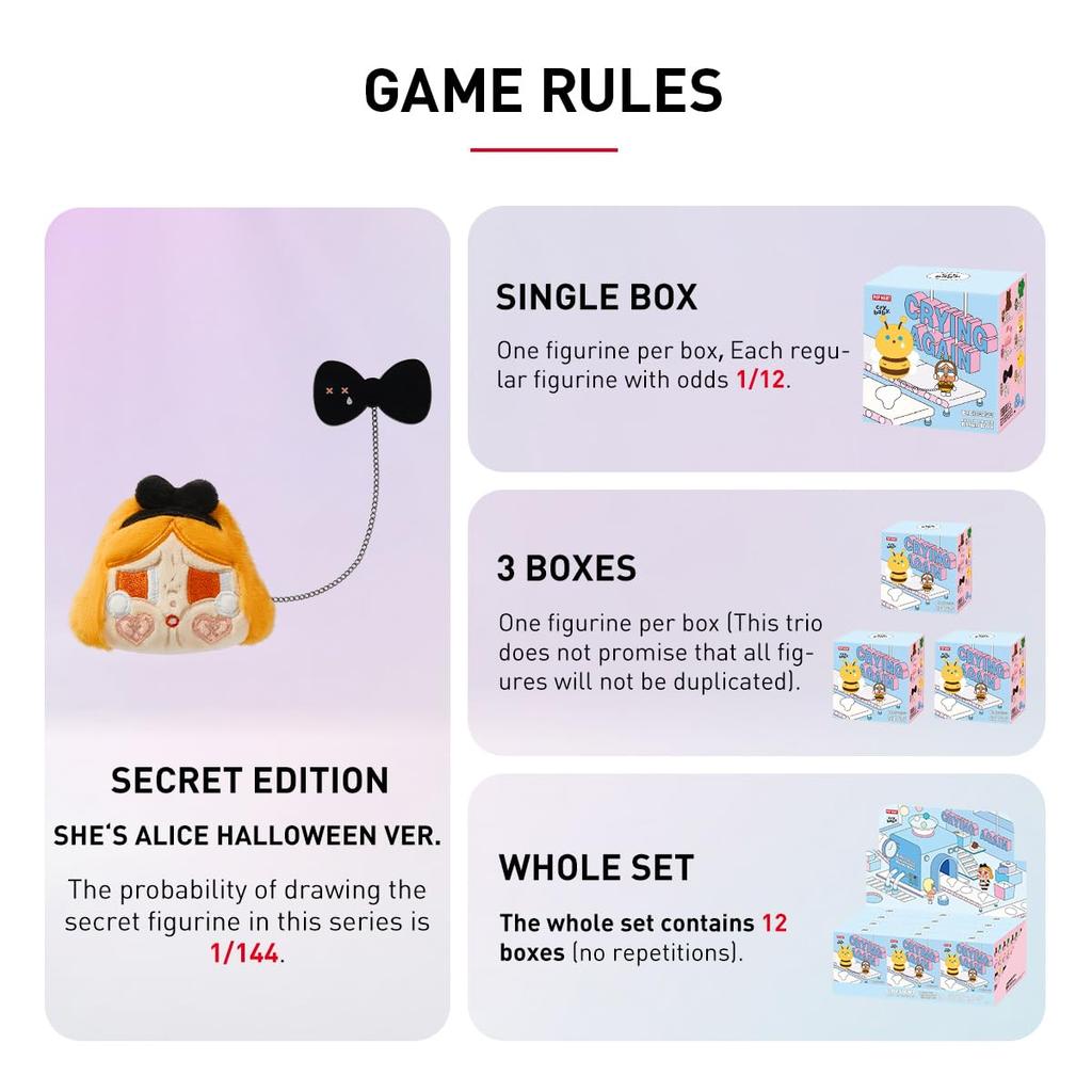 CRYBABY CRYBABY Crying Again Series Plush Badge