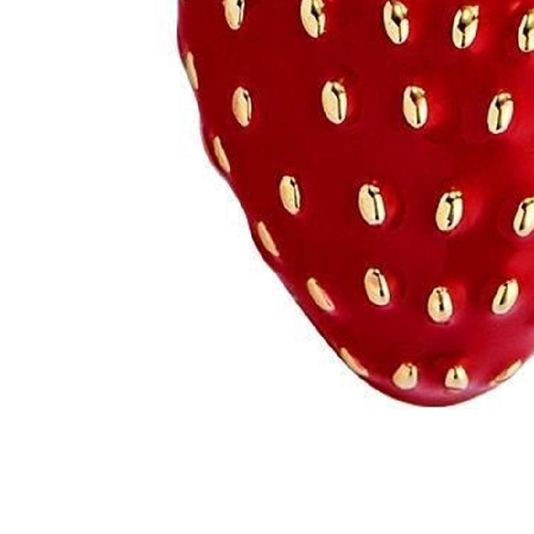 Charming Strawberry Brooch Secure Nonslip Design Fashion Jewelry For Shirts Jackets Bags Gift For Friend