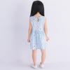 Baby Girls Summer Dress Sleeveless Hollow Back Pleated Skirt T-Shirt Dress 0-24 Months Breathable Photoshoot & Party Outfit