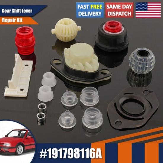 

!Manual Transmission Shifter Bushing Lever Repair Kit For VW Golf Jetta Seat