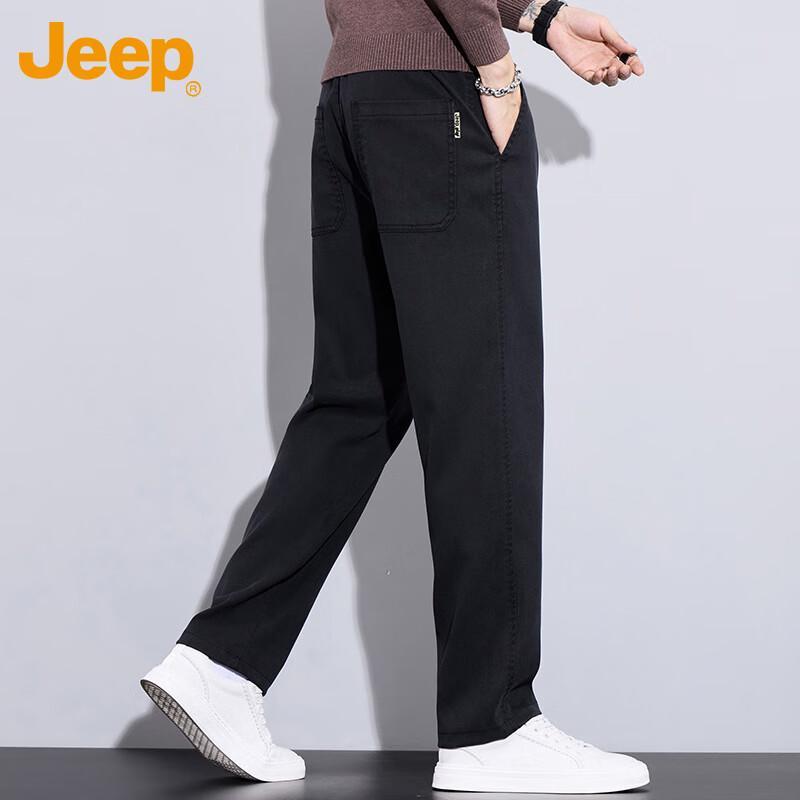 JEEP Men s Autumn/Winter Straight-Leg Casual Pants 4XL