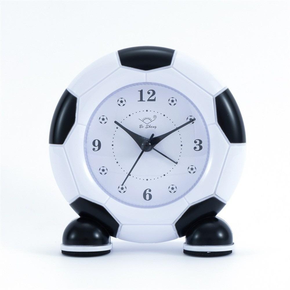 ABS Electronic Alarm Clock Football World Cup Clock Modern Soccer Shape Alarm Clock Study Room
