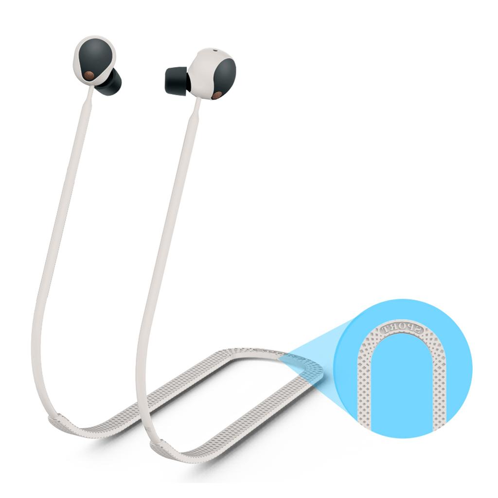 Anti-Lost Rope Neck Lanyard for WF-1000XM5 Wireless Earphone Cord Silicone Strap