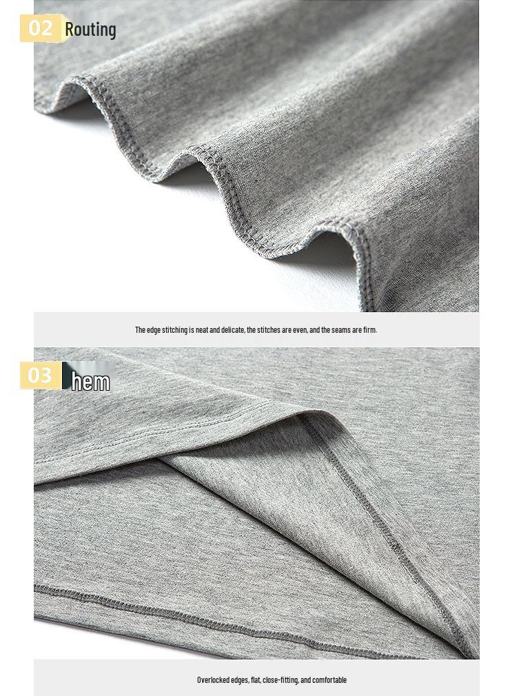 Men's Slim Fit Modal Cotton Vest - Stretchy, Breathable, Ice Feel, Round Neck Base Layer