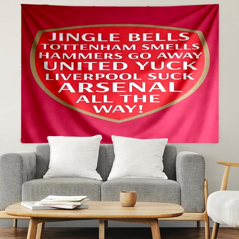 football team.C Print Tapestry, Lightweight Wall Hanging, for Bedroom, Dorm, Living Room, Home Art Decor - Birthday Christmas Gift for Friends