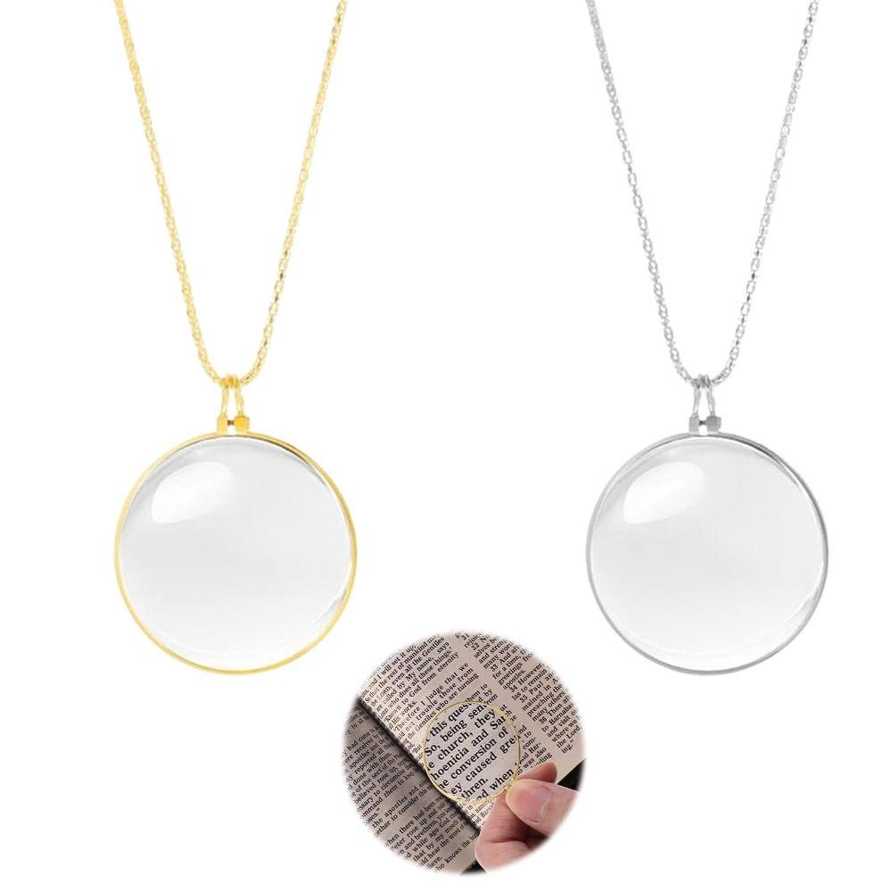 Hangend Ornament Vergrootglas Hanger Cadeau Optisch Vergrootglas Ketting Ouderen