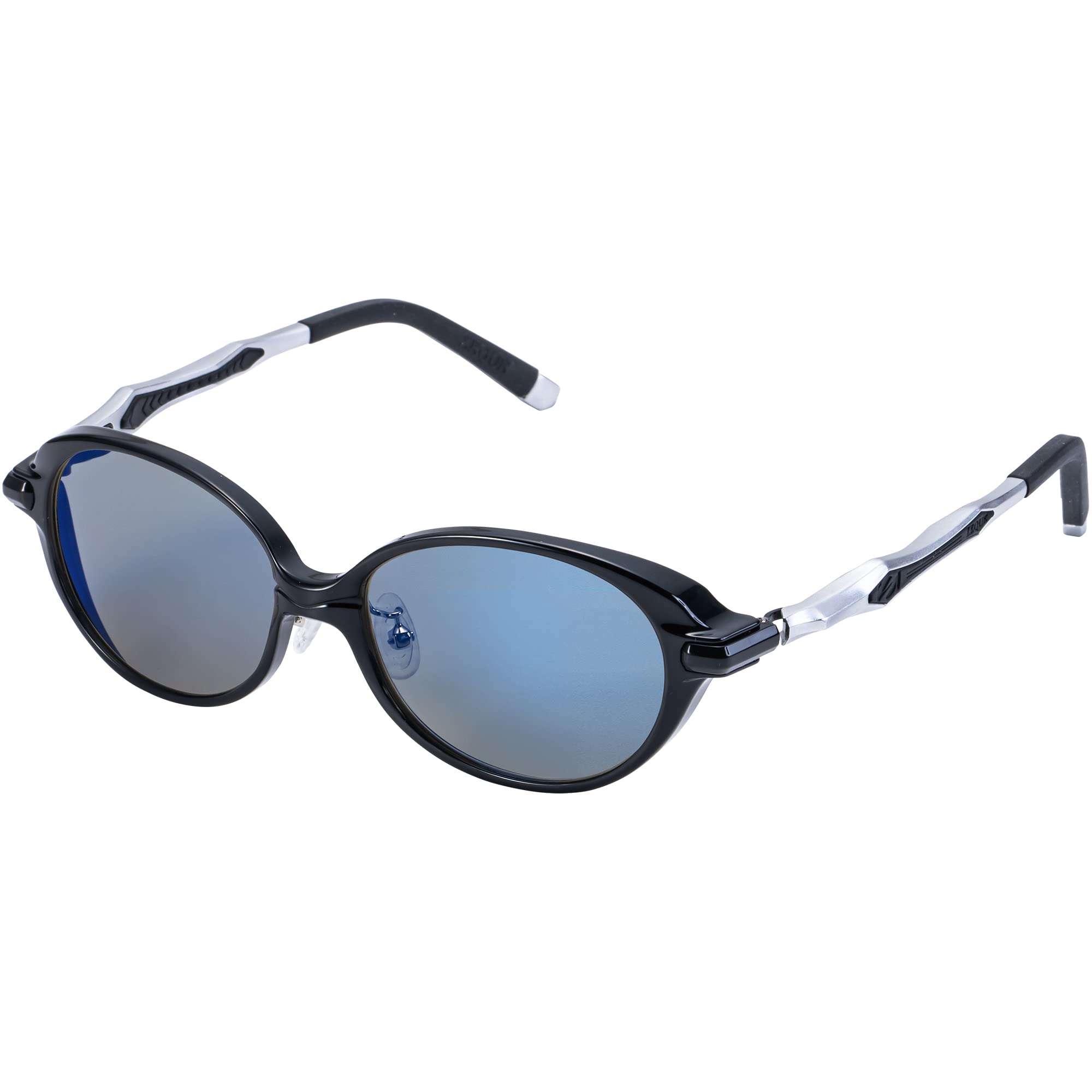 

Zeque Belle Polarized Sunglasses Black Silver TRUEVIEW MIRROR F-2083 & SPORTS/BLUE
