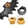 5Pcs Bicycle Bike Chainring Screw Chainwheel Bolt for Single Double Triple Speed(gold 5mm)