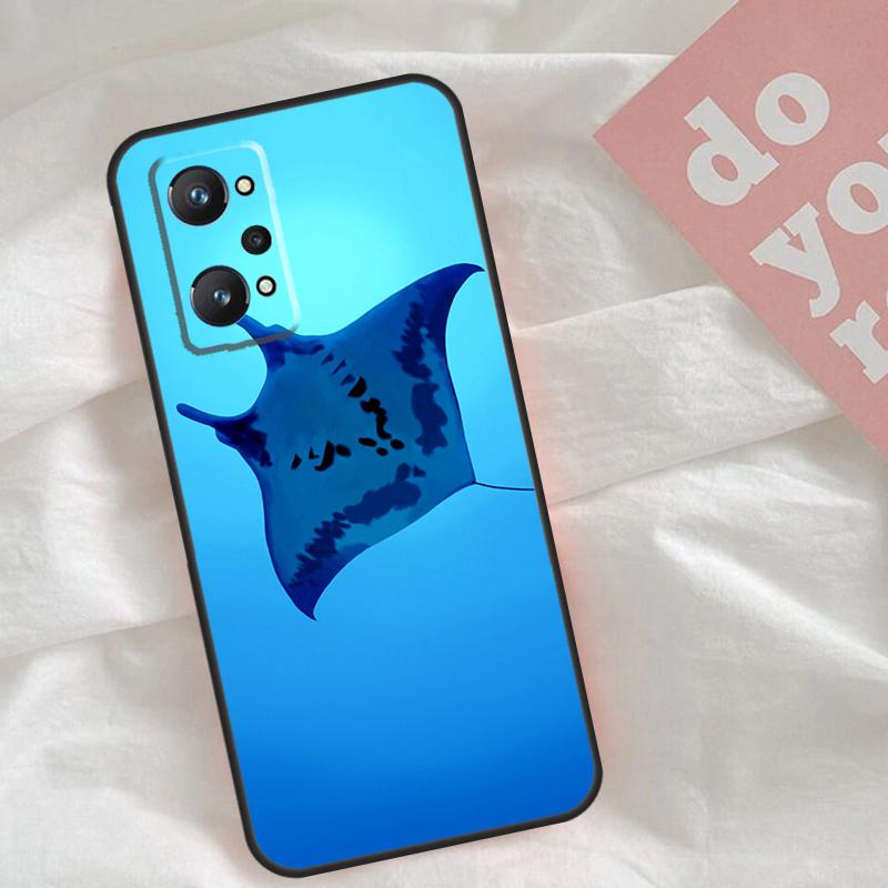 Animal Manta Ray Case For Realme C75 C63 C61 C65 C67 C55 C51 C53 C35 C71 15 11 12 13 14 Pro Plus GT6 GT7 Pro