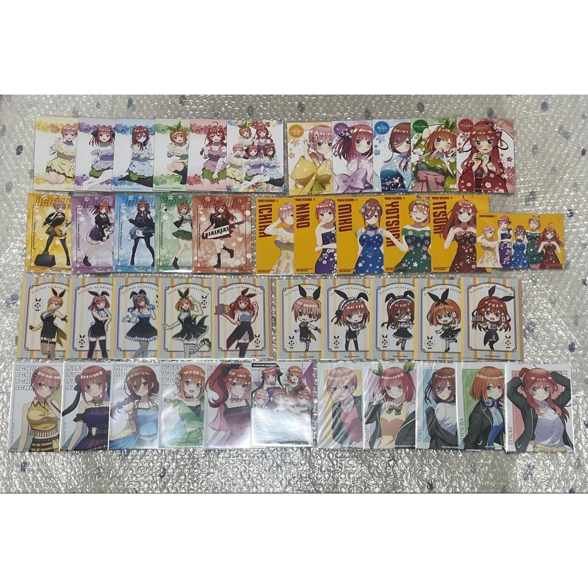 Used The Quintessential Quintuplets Bonus Bromide Marui and others Not for Sale 43 types set