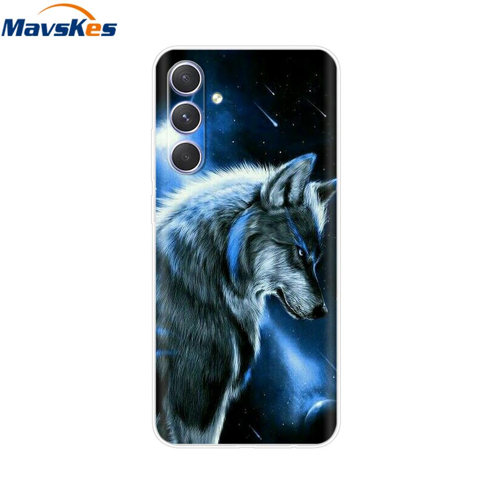 Shockproof Clear Silicone Soft Phone Back Case For Samsung Galaxy A55 5G SM-A556V A 55 Cases Cover Coque Shell Bags Mask Fundas