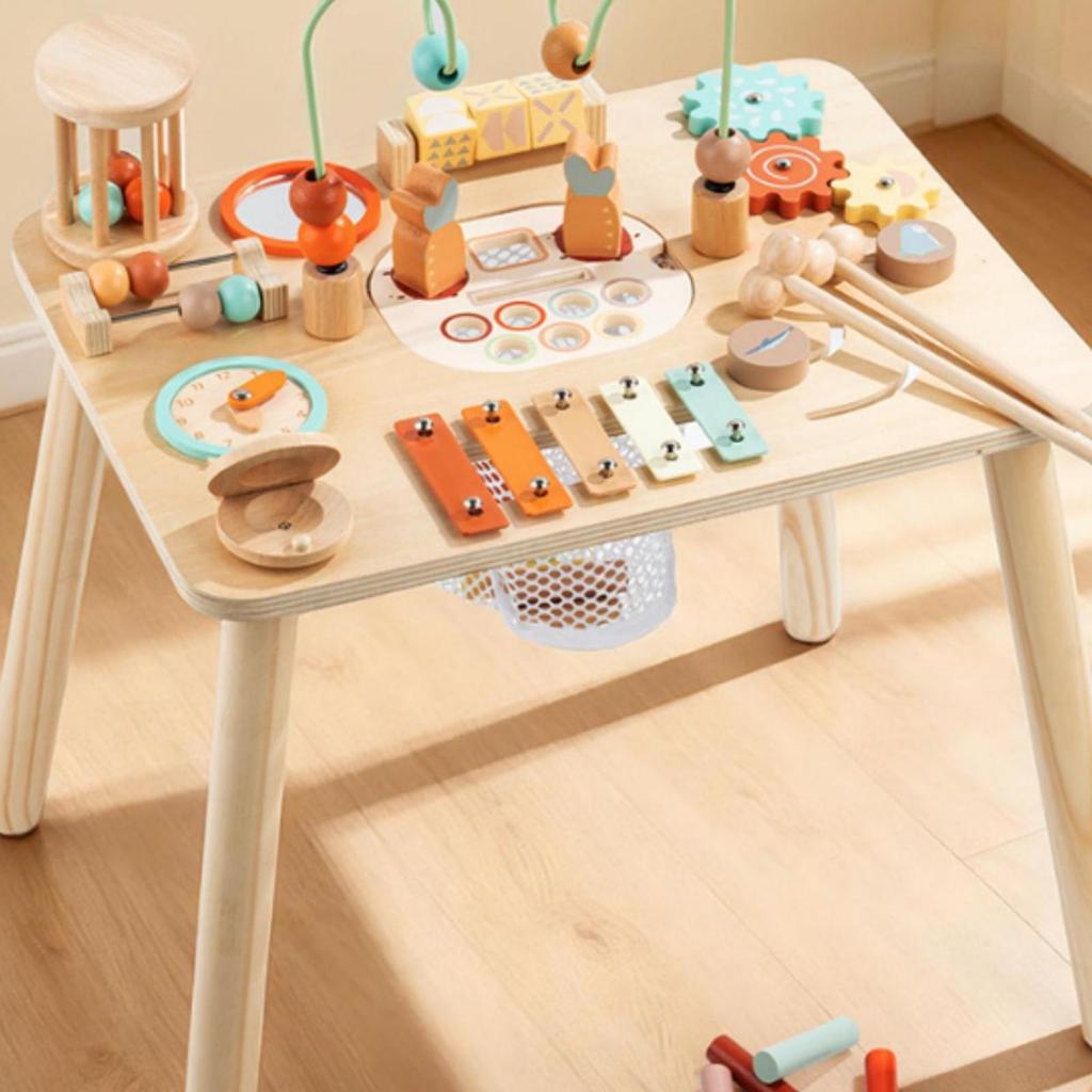 Aktiver Aktivitätstisch Multifunktionale Kindermöbel für Spielzimmer, Kinder