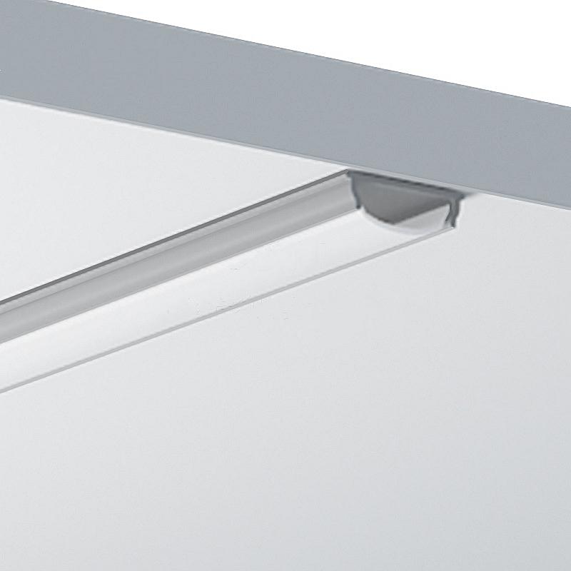 2-20pcs/lot 0.5m/1m Flexible U-type Aluminum Profiles For 5050 5630 LED Bendable Flat Shell Milky Cover Channel Bar Strip Lights