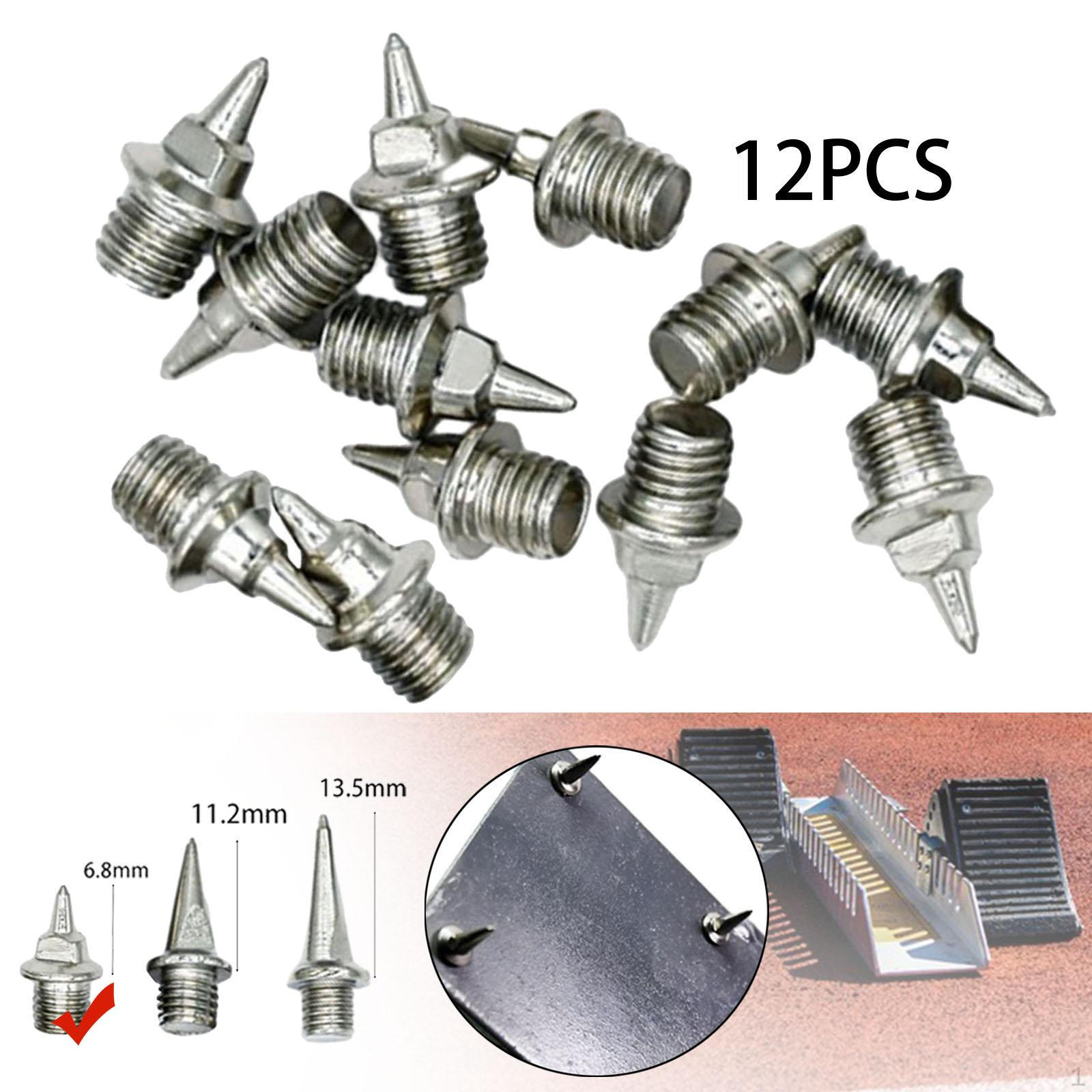

12 шт., сменные шипы стартового блока, легкоатлетические аксессуары M4.8, педали для спринтеров 6.8mm