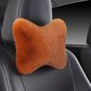 Soft Foam Lumbar Pillow Plush Cushion Headrest Cushion Car Headrest Pillow  Winter Season