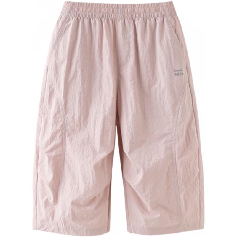 DAVE&BELLA Unisex Anti-Bacterial Cooling Capri Pants 160cm розовый