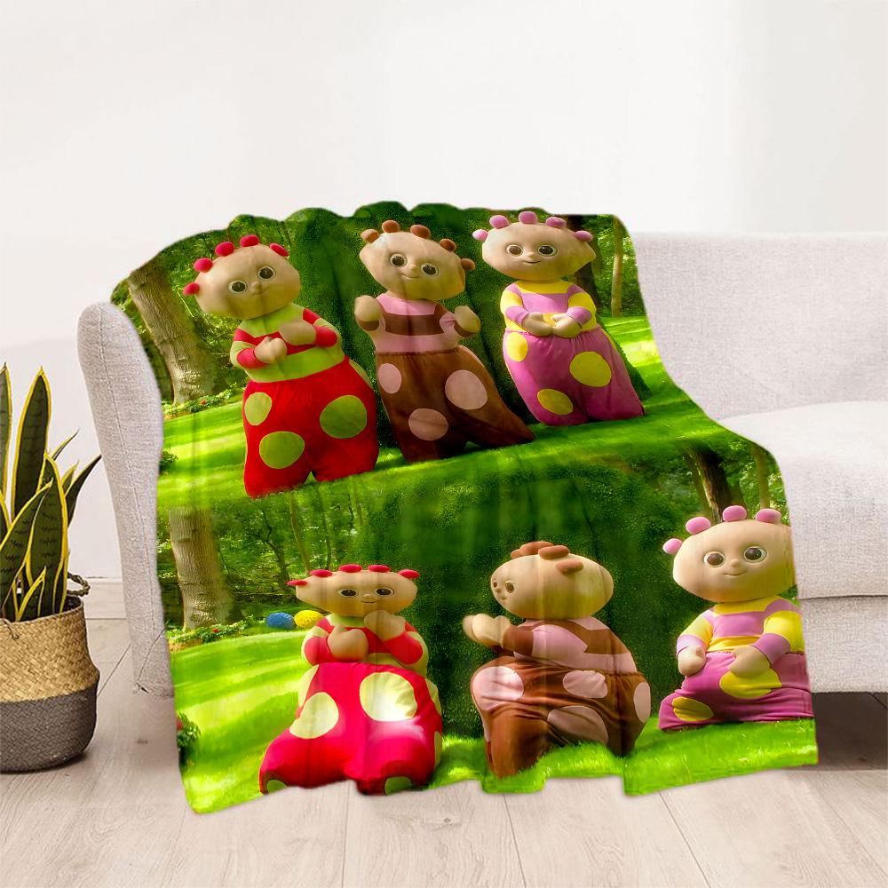 In The Night Garden Characters Flannel Blanket-Soft and Suitable for Sofas,Beds,Offices,Travel,All Seasons,Great Gift for Holidays and Birthdays.
