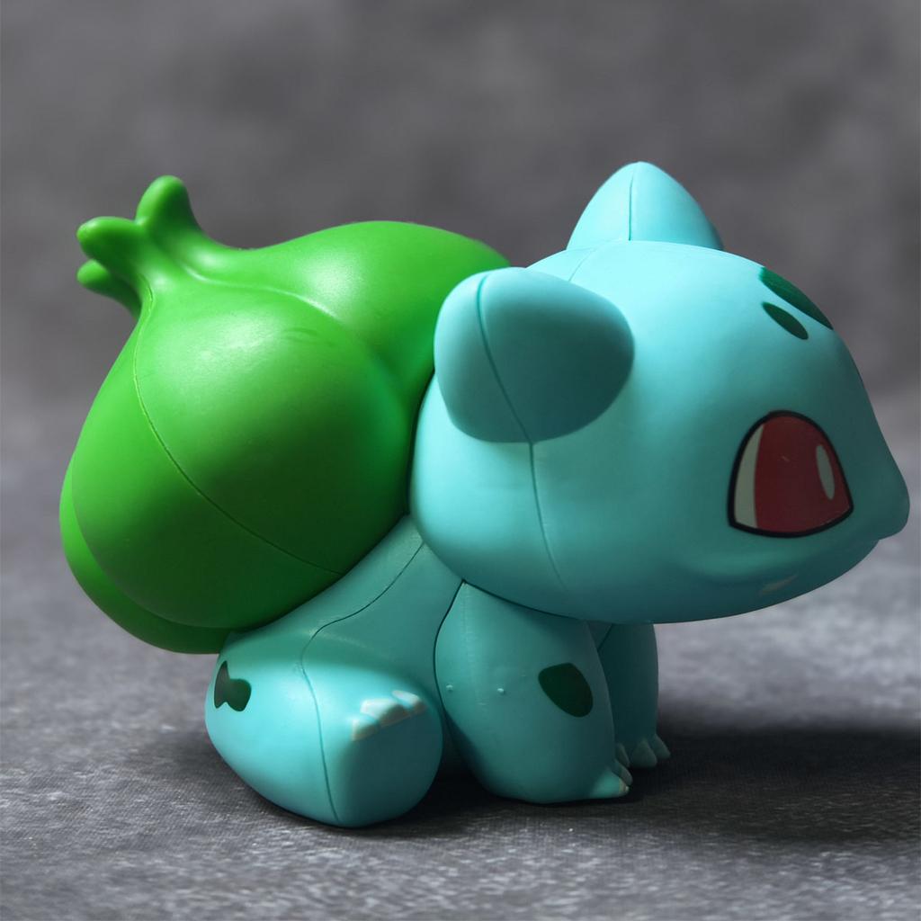 Cartoon Doll Cute Bulbasaur Action Model Car Decoration PVC Collection Toy Gift