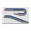 New R Emblem Car Metal Body Tail Trunk Sticker Accessories For Volkswagen VW GTI Rline Polo Golf MK8 Touareg Passat Magotan CC zd0
