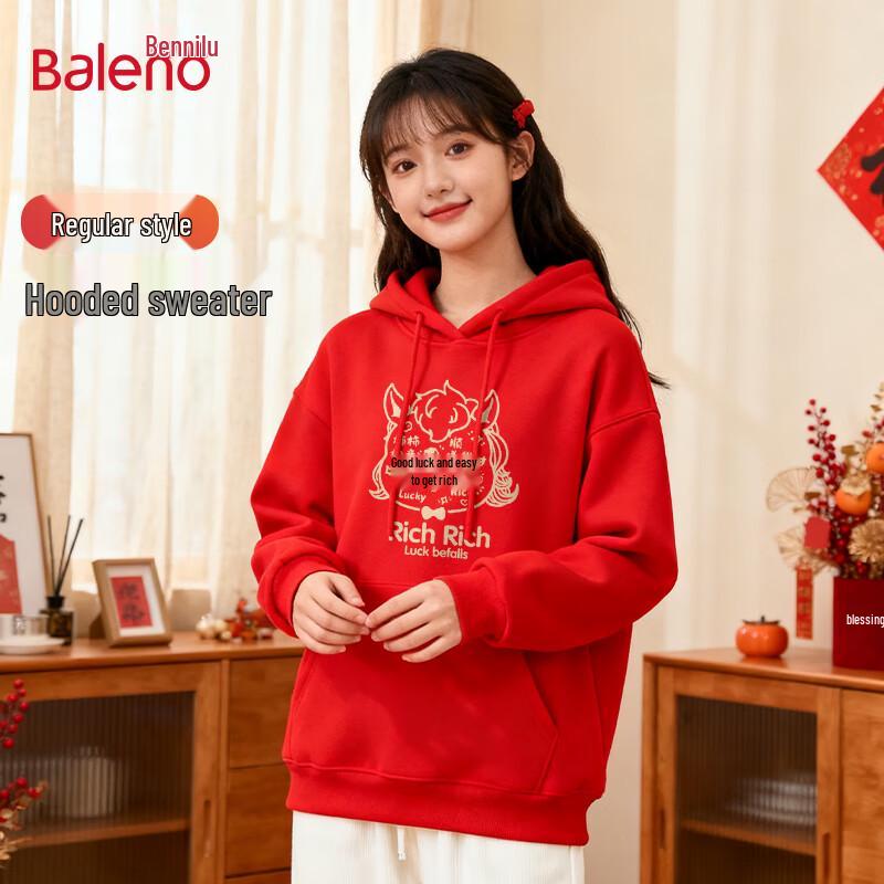 

Baleno Women s Year of the Horse Hooded Sweatshirt L