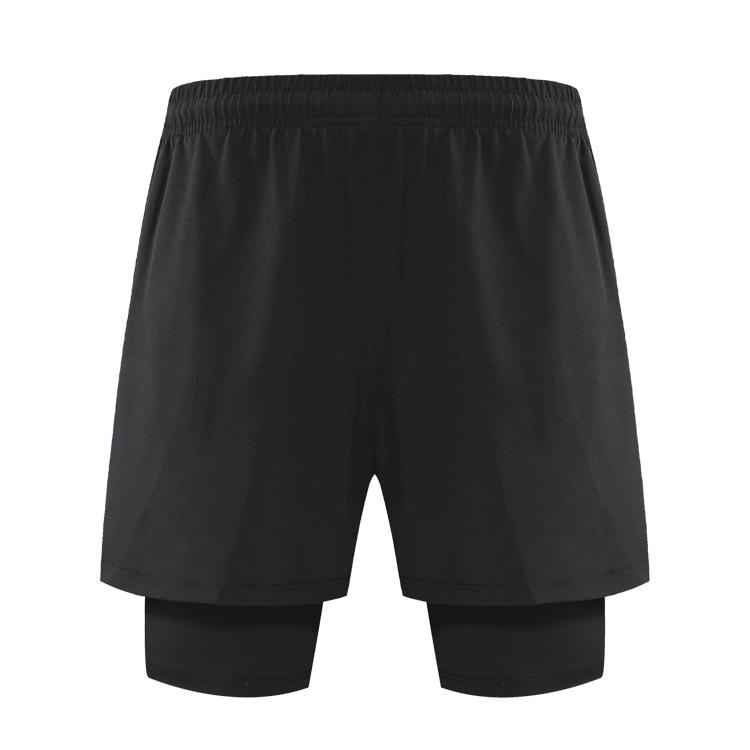 Herren Schnelltrocknende Sommer Basketball- & Laufshorts - Doppellagig, Anti-Exposition, Lässige Fitness-Trainingsbekleidung