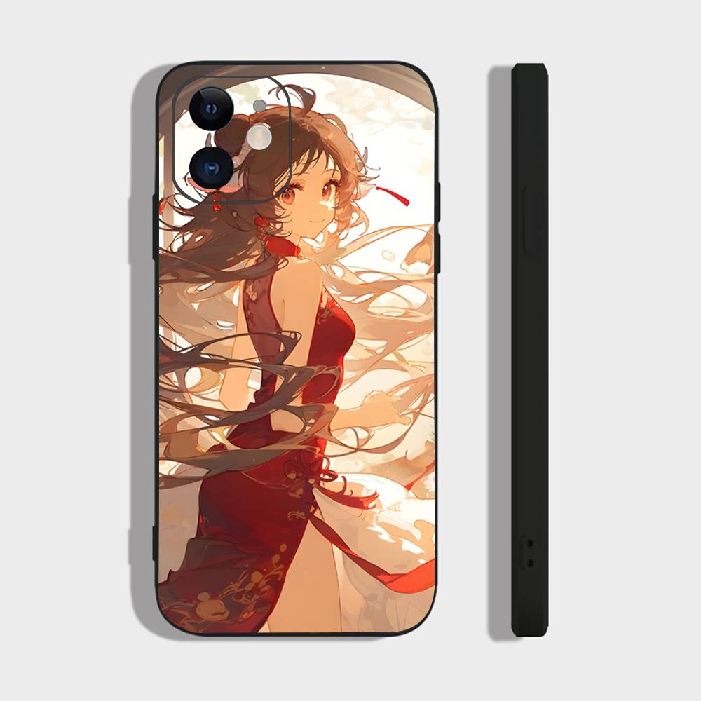 

Eyjafjalla Анимированная игра A-Arknights Чехол для телефона Для IPhone 17 Air 16 15 14 13 Pro Max 11 12 Черный силиконовый чехол IPHONE 16PRO
