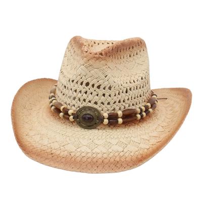 Men And Women Western Cowboy Straw Hat Outdoor Travel Beach Sun Hat Sun Hat