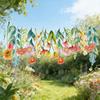Buntes DIY-Frühlingsblumen-Geburtstagsparty-Banner Für Kinder Klassenzimmerdekoration Langes Blatt Blumig Happy Birthday Party Hintergrund