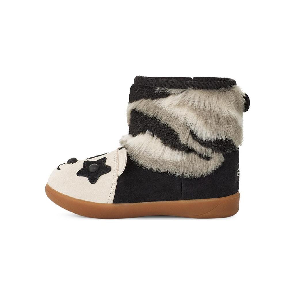 (TD) UGG Panda Stuffie  Black White  Baby 1130353T-BLK EU 25