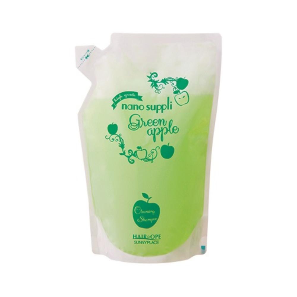 Sunny Place Nano Supplement Cleansing Shampoo Oolong  Orange  Green Apple  Grape 1000ml  Refill 800ml