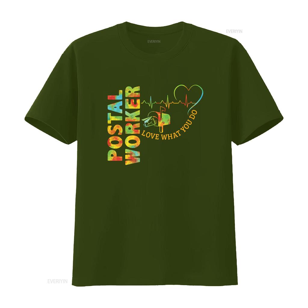 Postal Worker T Shirt Vintage Washed Stylish Breathable Fashion Versatile Graphic Unisex Soft Slightly Designer Clothes