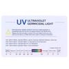 10 Peças de Cartão de Teste UV Reutilizável Com Detecção Precisa de Intensidade UV Para Testar Lâmpadas Germicidas e Atividades ao Ar Livre