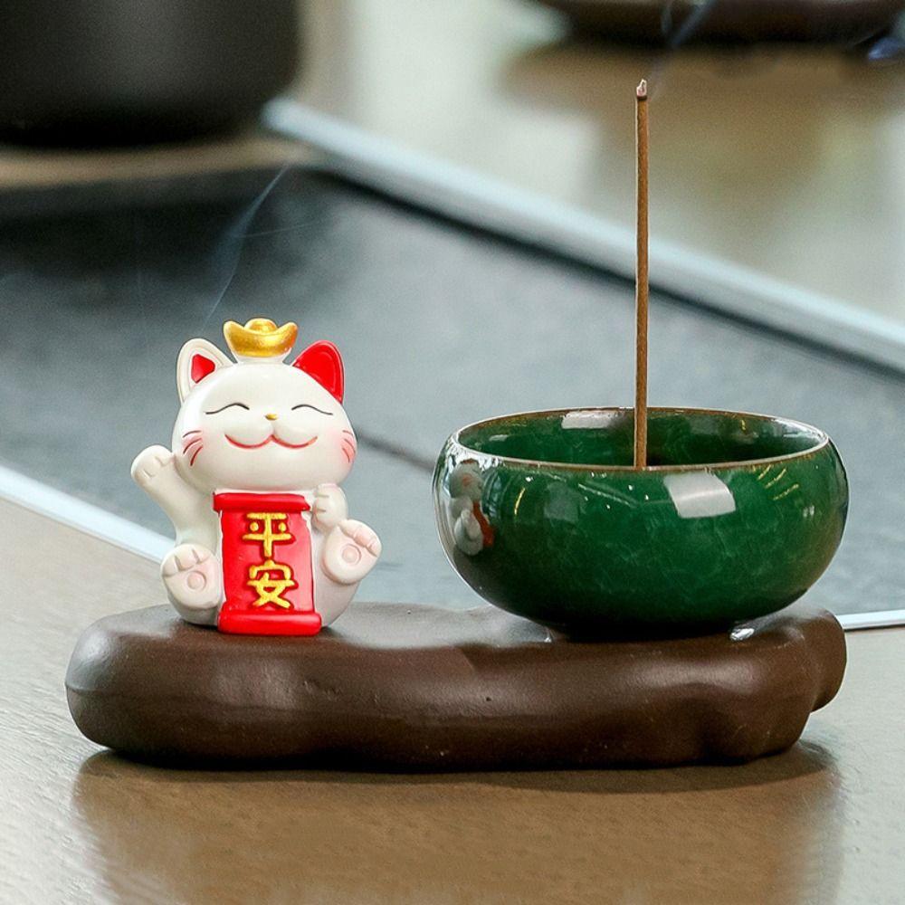 Chinese Style Incense Stick Holder Creative Tea Table Oraments Aromatherapy Base  Indoor