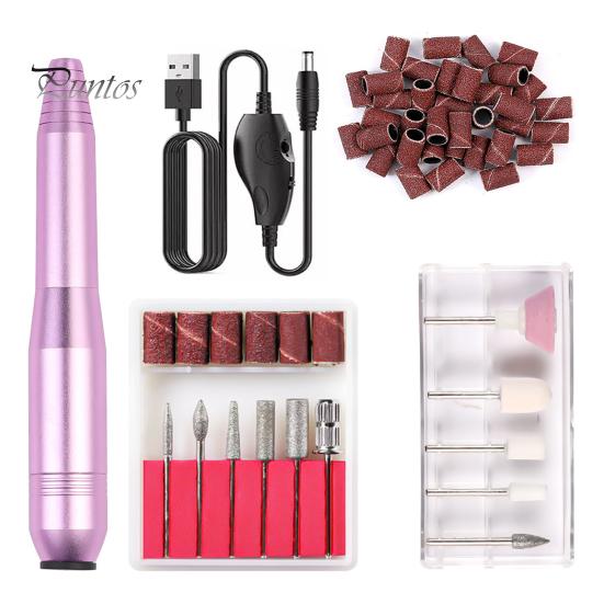 

Электрическая дрель для ногтей с 11 сверлами, шлифовальными лентами, 16000 об/мин, регулируемая профессиональная пилочка для ногтей, портативное удаление акрилового геля с ногтей фиолетовый
