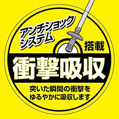 Captain Stag Trekking Poles, Set of 2, with Vented Grip, Two-Stage Sliding, and Anti-Shock System, Blue, FEEL BOSCO M-9843