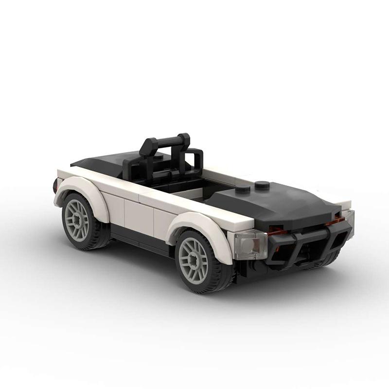 M Building Block Compatible Classic Convertible Small Particle Assembly Car Classic Creative Ornament Desktop Model