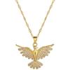 Ins Light Luxury Temperament Necklace Female Inlaid Zircon Phoenix Sweet Collarbone Chain Niche High-end Chain Hot Sale