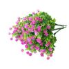 Artificial Milan Grass & Eucalyptus Money Plant with Lotus for Decorative Gardening