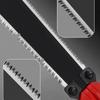 Folding Saw with Double Edges Small Multipurpose Hand Saw Portable Hand Saw Wear-Resistant Woodworking Saw for Furniture Floors
