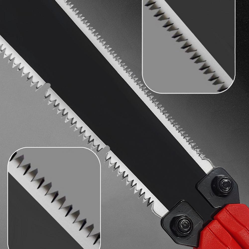 Folding Saw with Double Edges Small Multipurpose Hand Saw Portable Hand Saw Wear-Resistant Woodworking Saw for Furniture Floors