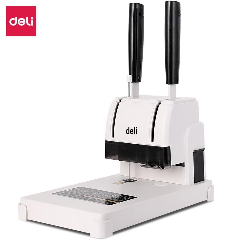 Deli 3888 Manual Hot Melt Financial Binding Machine CN plug (adapter included)
